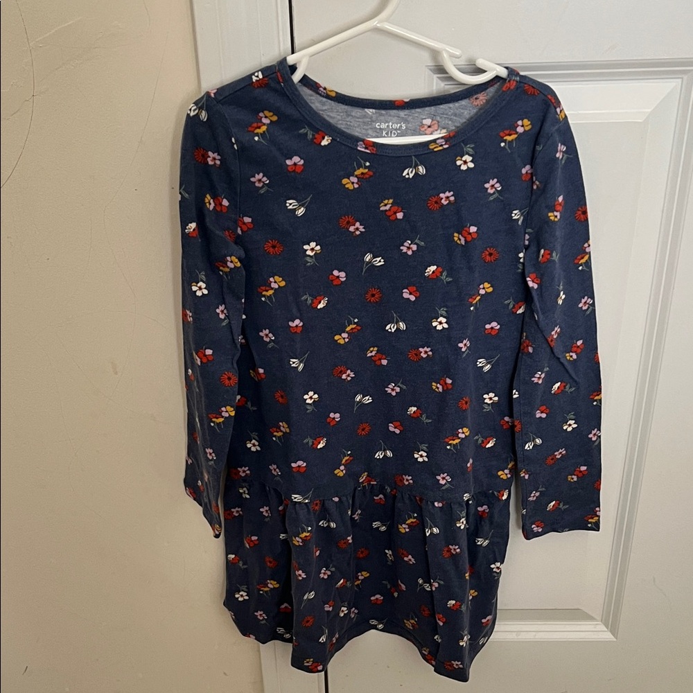 Carter's Navy Floral Dress